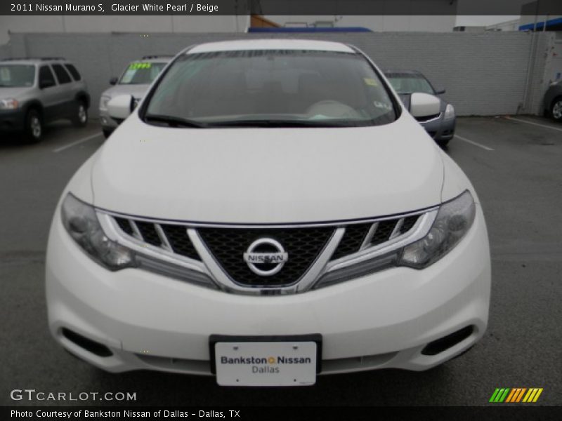 Glacier White Pearl / Beige 2011 Nissan Murano S