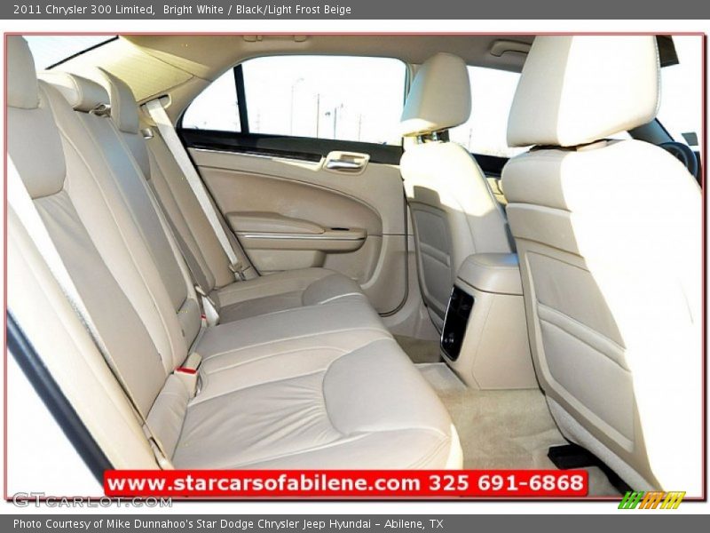 Bright White / Black/Light Frost Beige 2011 Chrysler 300 Limited