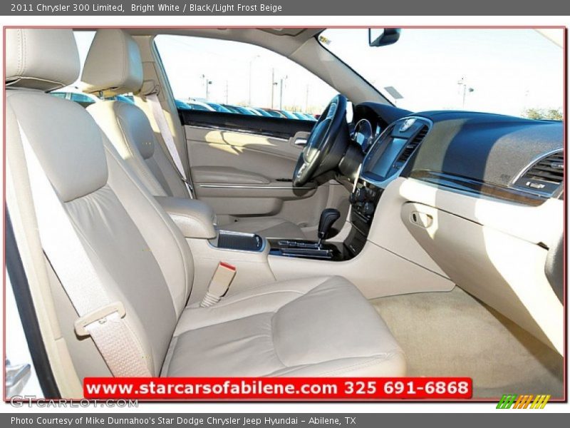 Bright White / Black/Light Frost Beige 2011 Chrysler 300 Limited