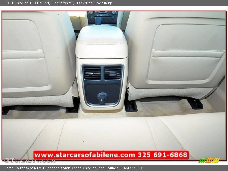 Bright White / Black/Light Frost Beige 2011 Chrysler 300 Limited