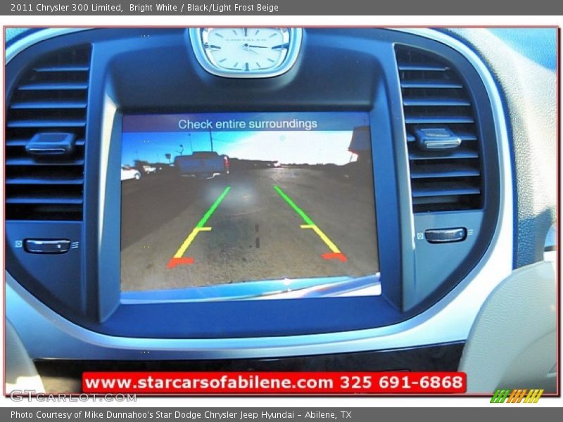Bright White / Black/Light Frost Beige 2011 Chrysler 300 Limited