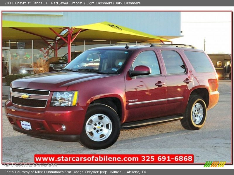 Red Jewel Tintcoat / Light Cashmere/Dark Cashmere 2011 Chevrolet Tahoe LT