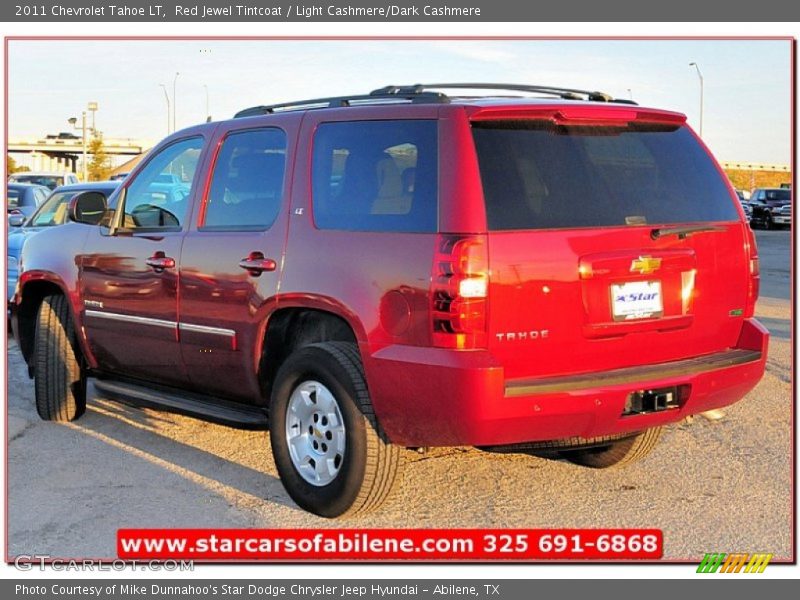 Red Jewel Tintcoat / Light Cashmere/Dark Cashmere 2011 Chevrolet Tahoe LT