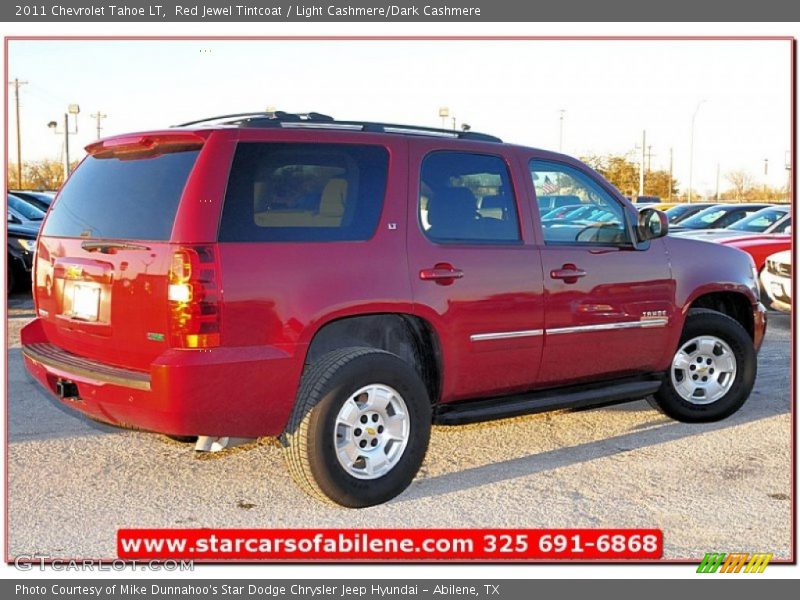 Red Jewel Tintcoat / Light Cashmere/Dark Cashmere 2011 Chevrolet Tahoe LT
