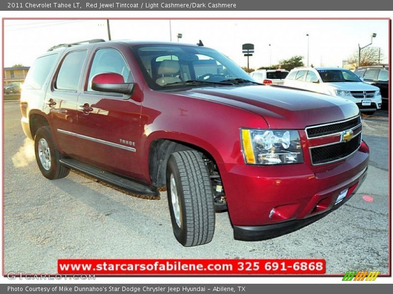 Red Jewel Tintcoat / Light Cashmere/Dark Cashmere 2011 Chevrolet Tahoe LT