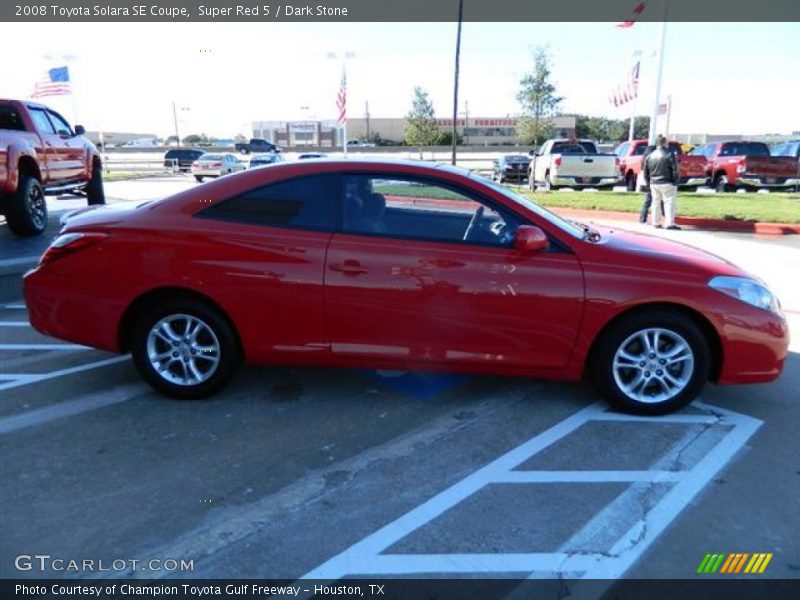 Super Red 5 / Dark Stone 2008 Toyota Solara SE Coupe