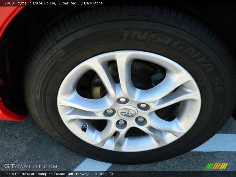 Super Red 5 / Dark Stone 2008 Toyota Solara SE Coupe