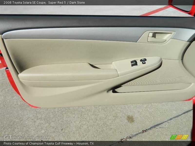Super Red 5 / Dark Stone 2008 Toyota Solara SE Coupe
