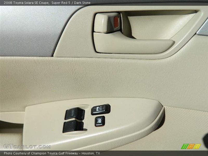 Super Red 5 / Dark Stone 2008 Toyota Solara SE Coupe