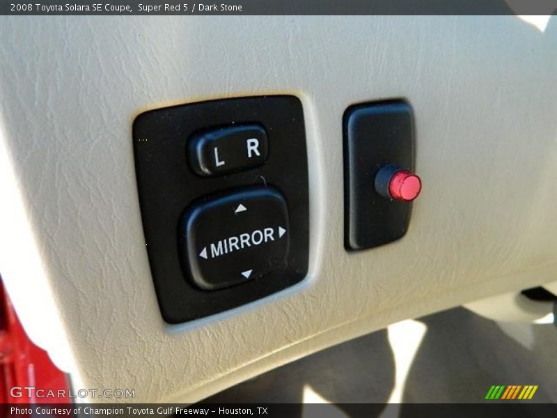 Super Red 5 / Dark Stone 2008 Toyota Solara SE Coupe