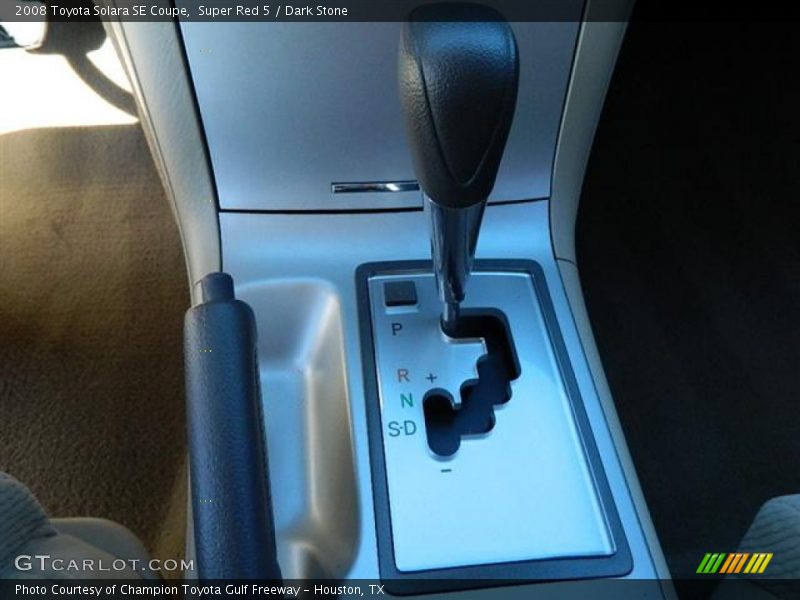 Super Red 5 / Dark Stone 2008 Toyota Solara SE Coupe
