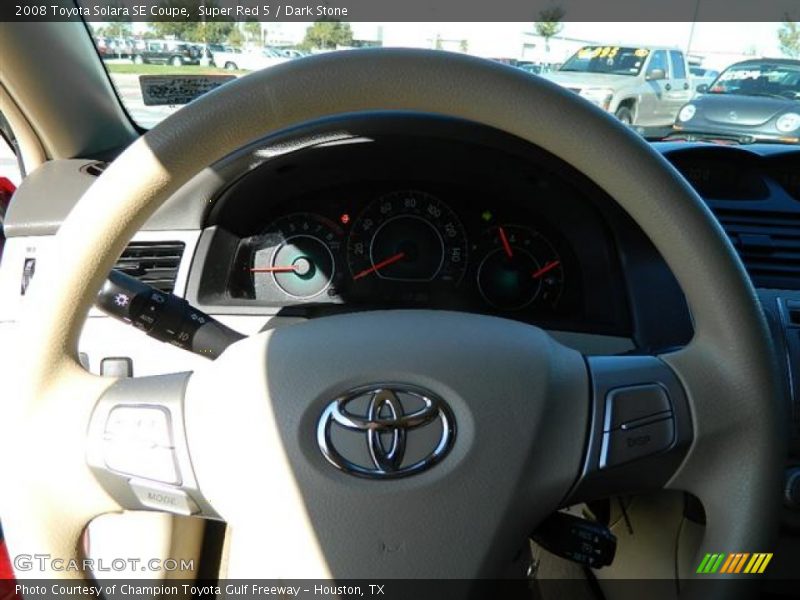 Super Red 5 / Dark Stone 2008 Toyota Solara SE Coupe
