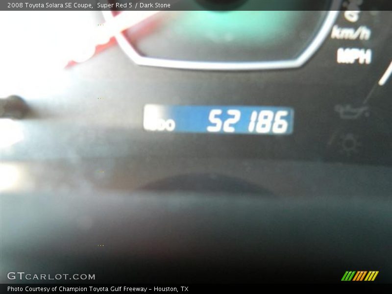 Super Red 5 / Dark Stone 2008 Toyota Solara SE Coupe