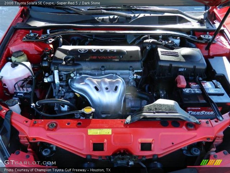 Super Red 5 / Dark Stone 2008 Toyota Solara SE Coupe