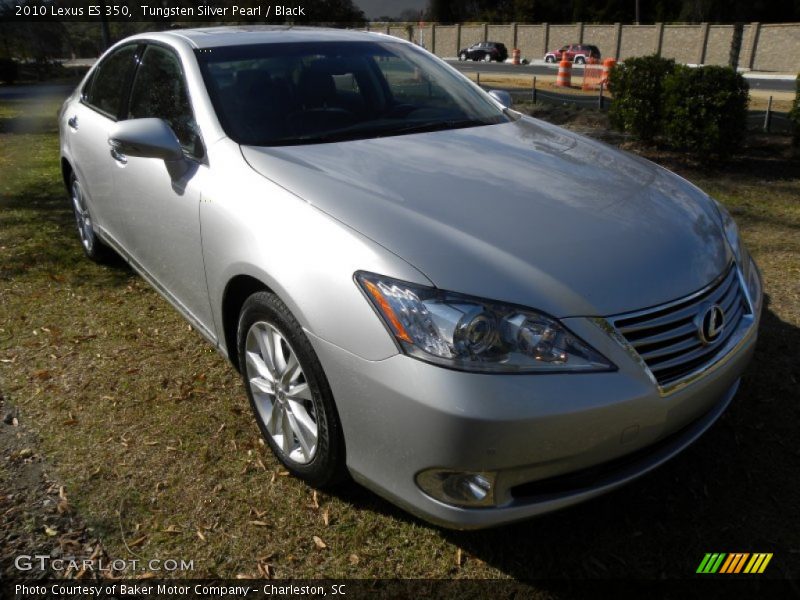 Tungsten Silver Pearl / Black 2010 Lexus ES 350