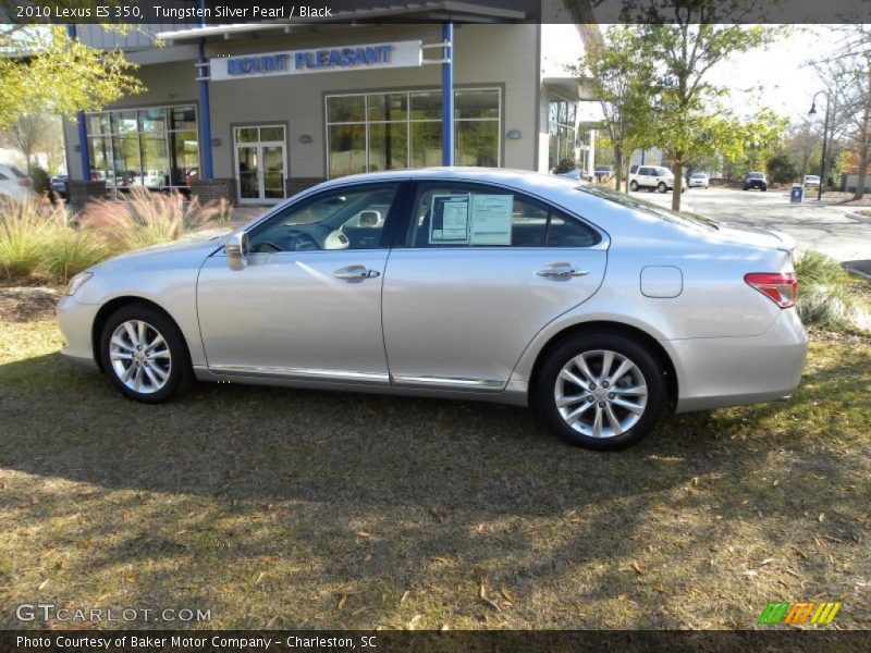 Tungsten Silver Pearl / Black 2010 Lexus ES 350