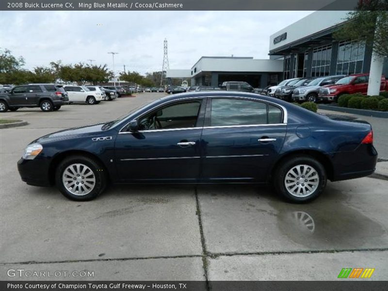 Ming Blue Metallic / Cocoa/Cashmere 2008 Buick Lucerne CX