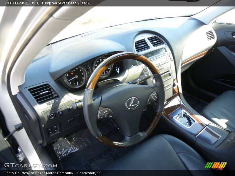 Tungsten Silver Pearl / Black 2010 Lexus ES 350