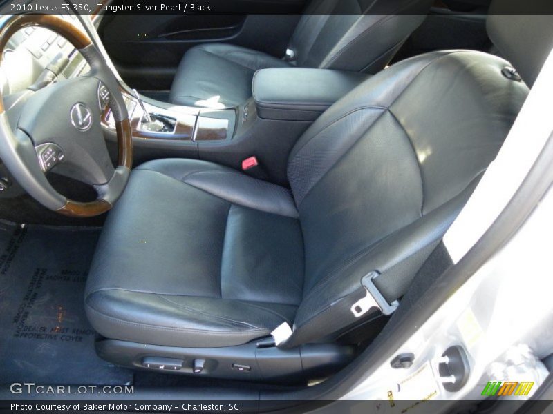 Tungsten Silver Pearl / Black 2010 Lexus ES 350