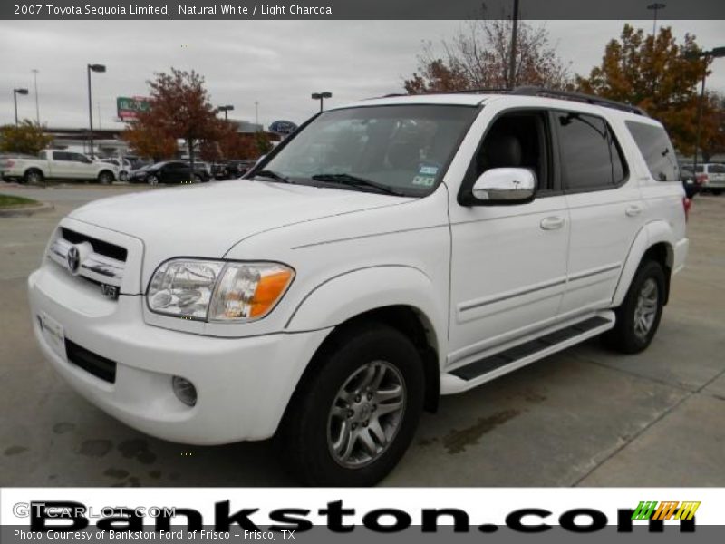 Natural White / Light Charcoal 2007 Toyota Sequoia Limited