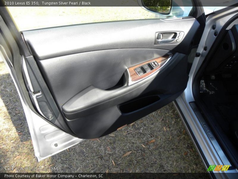 Tungsten Silver Pearl / Black 2010 Lexus ES 350