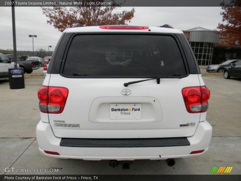 Natural White / Light Charcoal 2007 Toyota Sequoia Limited