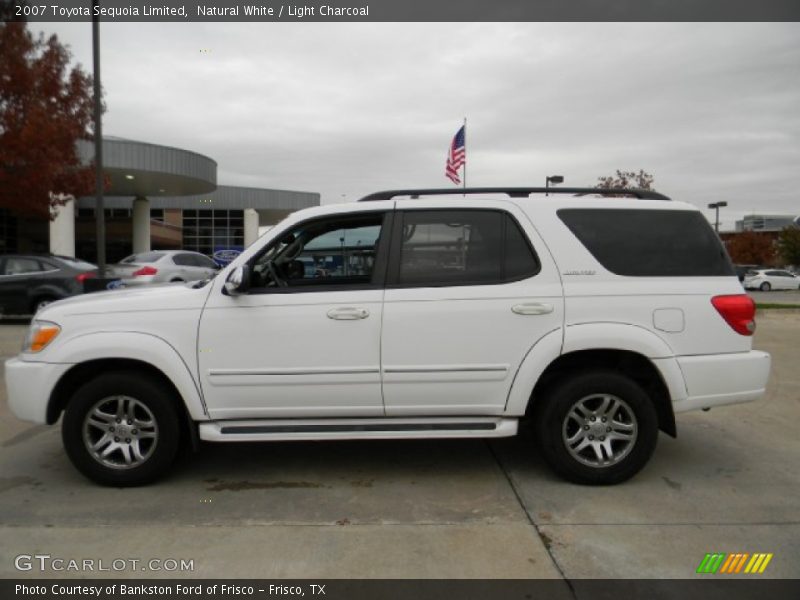 Natural White / Light Charcoal 2007 Toyota Sequoia Limited