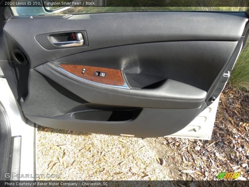 Tungsten Silver Pearl / Black 2010 Lexus ES 350
