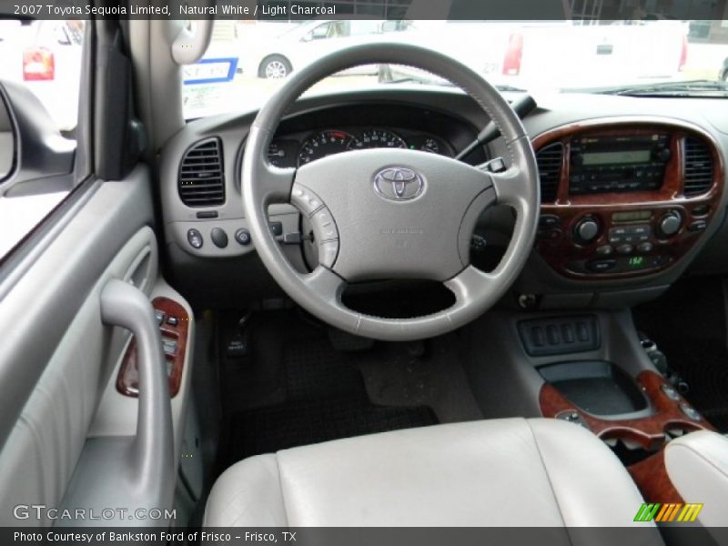 Natural White / Light Charcoal 2007 Toyota Sequoia Limited