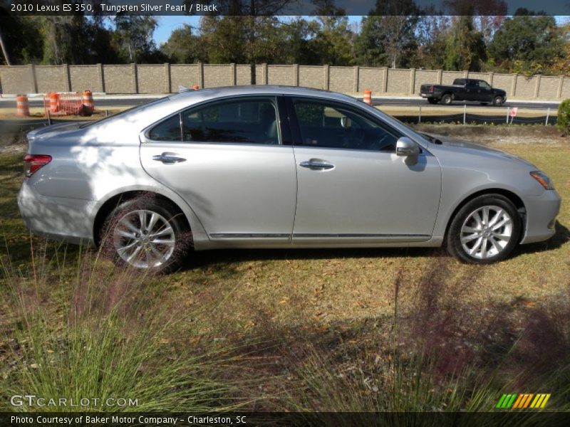 Tungsten Silver Pearl / Black 2010 Lexus ES 350