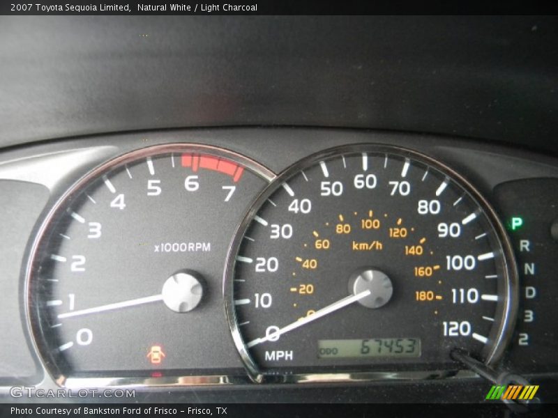 Natural White / Light Charcoal 2007 Toyota Sequoia Limited