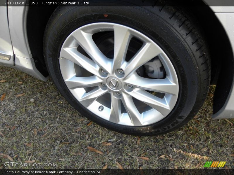 Tungsten Silver Pearl / Black 2010 Lexus ES 350