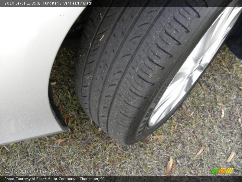 Tungsten Silver Pearl / Black 2010 Lexus ES 350