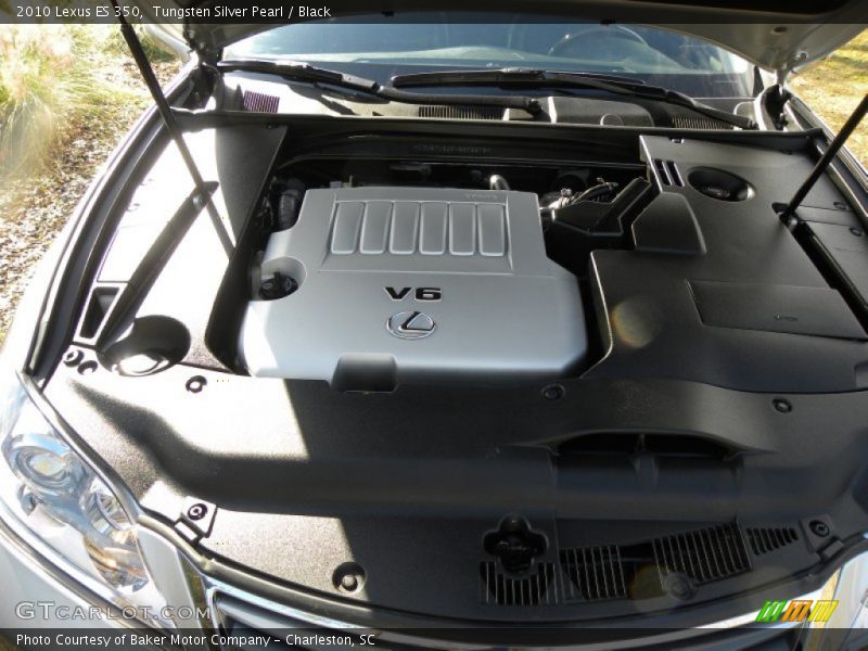 Tungsten Silver Pearl / Black 2010 Lexus ES 350