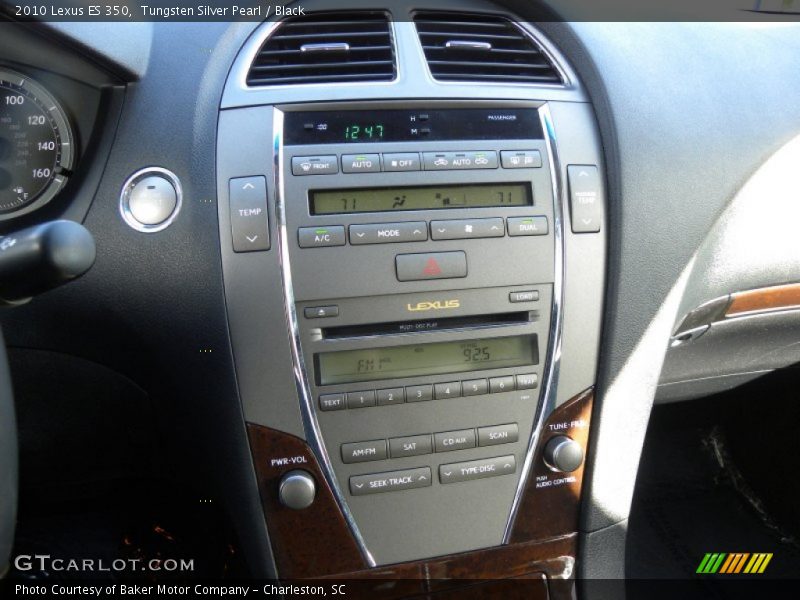 Tungsten Silver Pearl / Black 2010 Lexus ES 350