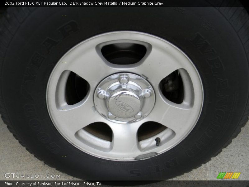 Dark Shadow Grey Metallic / Medium Graphite Grey 2003 Ford F150 XLT Regular Cab