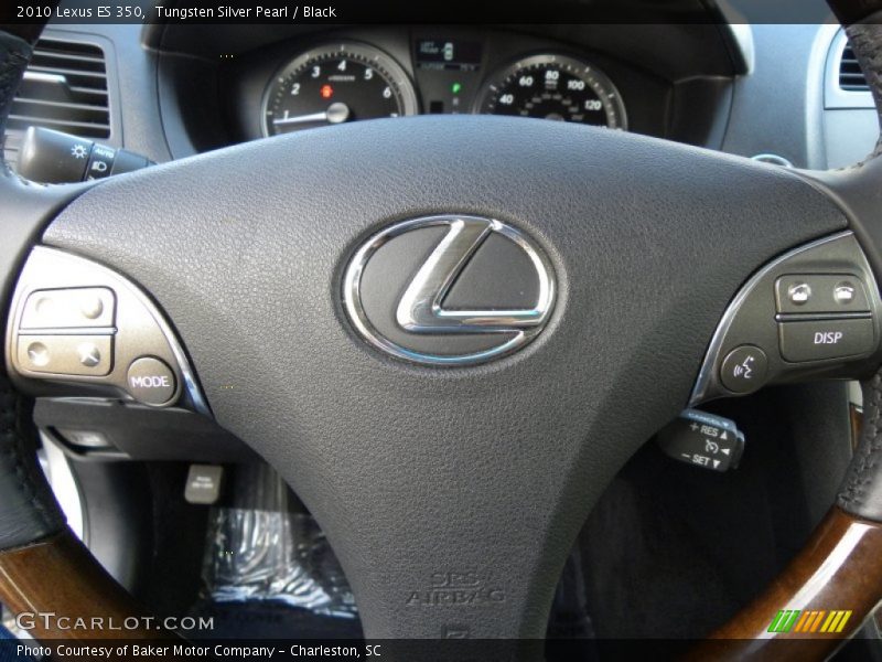 Tungsten Silver Pearl / Black 2010 Lexus ES 350