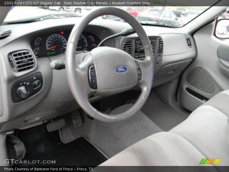  2003 F150 XLT Regular Cab Medium Graphite Grey Interior