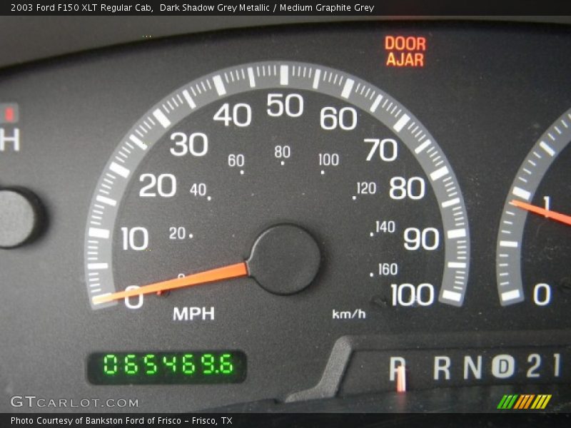 Dark Shadow Grey Metallic / Medium Graphite Grey 2003 Ford F150 XLT Regular Cab