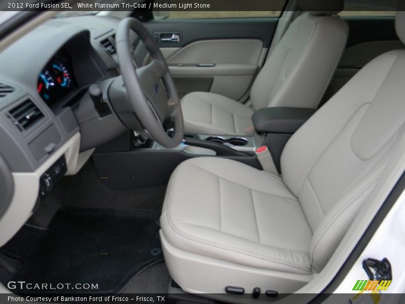  2012 Fusion SEL Medium Light Stone Interior