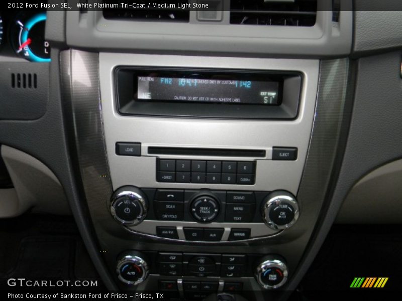Controls of 2012 Fusion SEL