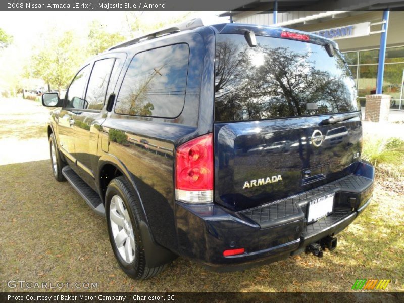 Majestic Blue / Almond 2008 Nissan Armada LE 4x4