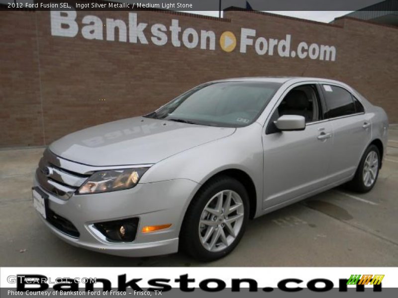 Ingot Silver Metallic / Medium Light Stone 2012 Ford Fusion SEL