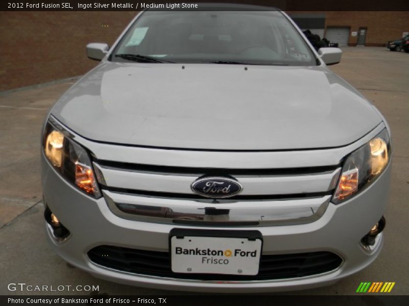 Ingot Silver Metallic / Medium Light Stone 2012 Ford Fusion SEL