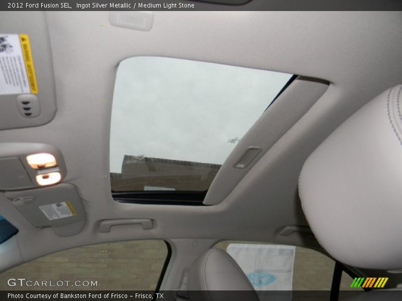 Ingot Silver Metallic / Medium Light Stone 2012 Ford Fusion SEL