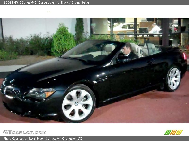 Jet Black / Creme Beige 2004 BMW 6 Series 645i Convertible