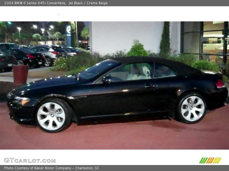 Jet Black / Creme Beige 2004 BMW 6 Series 645i Convertible