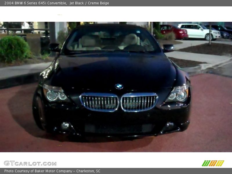 Jet Black / Creme Beige 2004 BMW 6 Series 645i Convertible