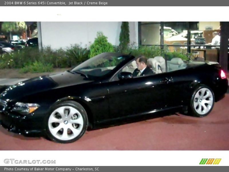 Jet Black / Creme Beige 2004 BMW 6 Series 645i Convertible