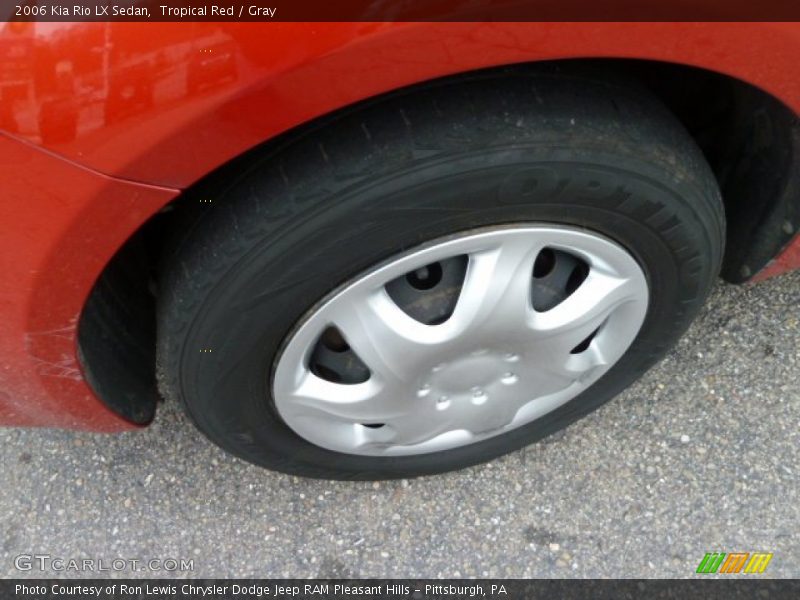 Tropical Red / Gray 2006 Kia Rio LX Sedan